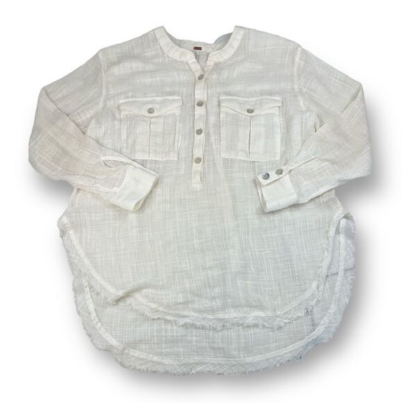 Free People Sheer Lightweight Top Size Small - Picture 1 of 9